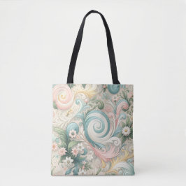 Pastel Whimsy Wirbel: Ein Cottagecore-Traum Tasche