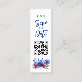 💍 Pastel Whispers Meadow Lesezeichen Save the Dat Telefonnummerkarte