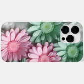 PASTEL WHITE PINK GREEN GERBERA DAISY BLUME Case-Mate iPhone HÜLLE (Rückseite (Horizontal))