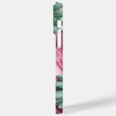 PASTEL WHITE PINK GREEN GERBERA DAISY BLUME Case-Mate iPhone HÜLLE (Rückseite / Links)