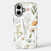 Pastel Wilblumen Case-Mate iPhone Hülle (Rückseite)