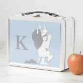 Pastel Wild Thing | Anfänglich hinzufügen Metall Brotdose (Beispiel)