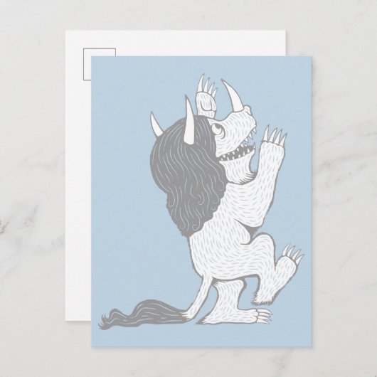 Pastel Wild Thing Postkarte (Vorne/Hinten)