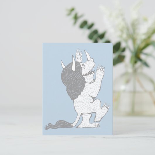 Pastel Wild Thing Postkarte (Stehend Vorderseite)