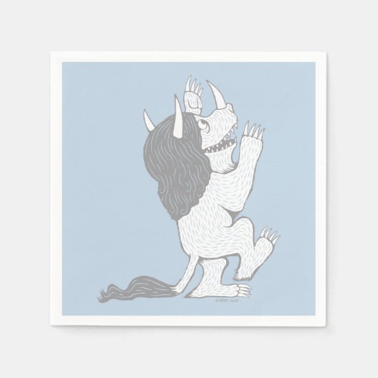 Pastel Wild Thing Serviette (Vorderseite)