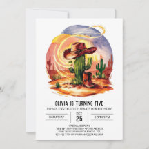 Pastel Wild West Cowboy Birthday