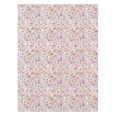 Pastel Wildblume Bloom Tablecloth - Dusty Pink Wa Tischdecke (Vorderseite)
