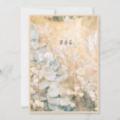 Pastel Wildblume Meadow Wedding (Rückseite)