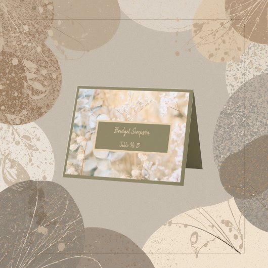 Pastel Wildblume Meadow Wedding Card Dankeskarte