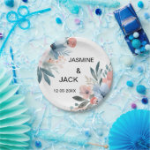 Pastel-Wildblume Pappteller (Party)