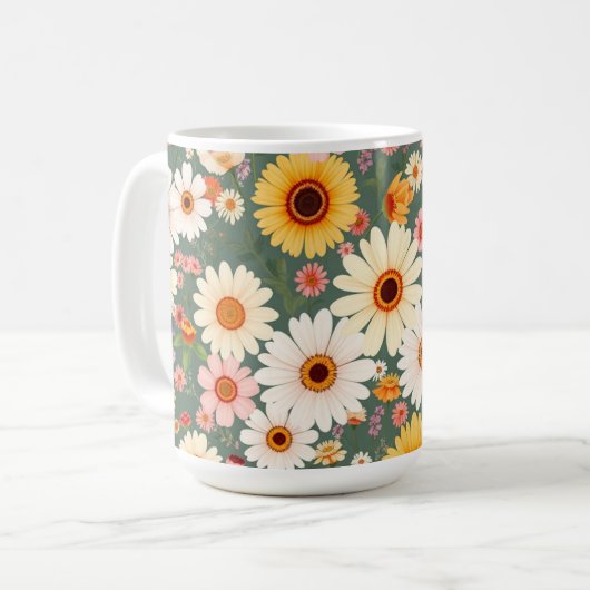 Pastel Wildflower coffee mug  Kaffeetasse (Vorderseite Links)