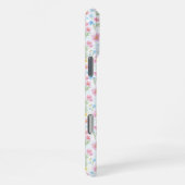 Pastel Wildflower Meadow Pattern iPhone Hülle (Rechte Seite)