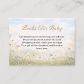 Pastel Wildflower Meadow Spring Books for Baby Begleitkarte (Vorderseite)