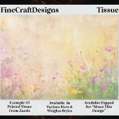 Pastel Wildflower Spring Meadow DZ5R Decoupage Seidenpapier