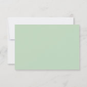 Pastel Wildflower Wedding RSVP Card Karte (Rückseite)