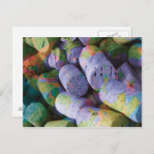 Pastel Wine Corks Postkarte (Vorne/Hinten)