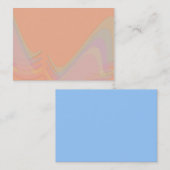 Pastel Wings Business Card Visitenkarte (Vorne/Hinten)