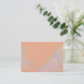 Pastel Wings Business Card Visitenkarte (Stehend Vorderseite)