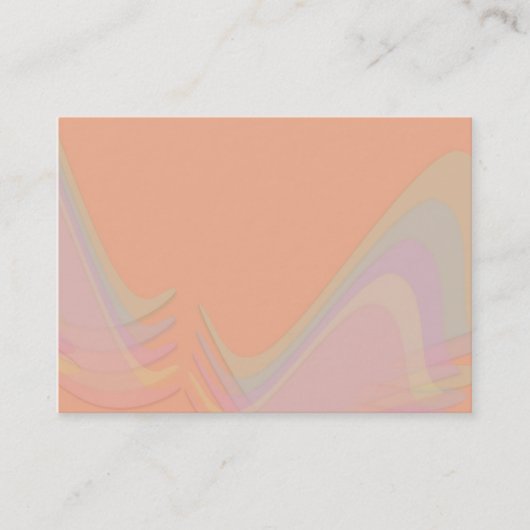 Pastel Wings Business Card Visitenkarte (Vorderseite)