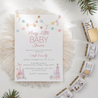 Pastel Winter Wonderland Merry Little Baby Dusche