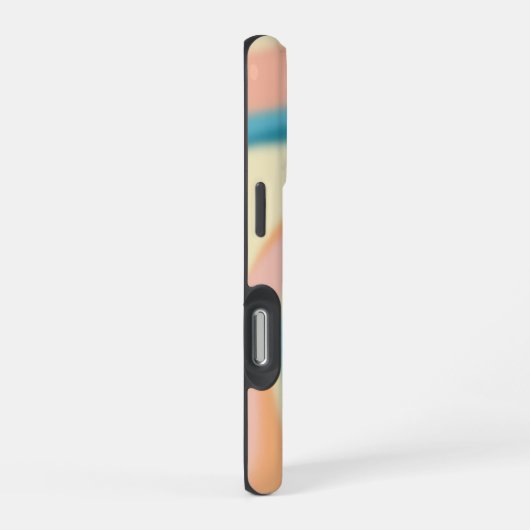 Pastel Wirbel iPhone Hülle (Rechte Seite)