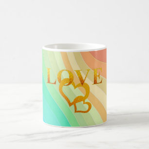 Pastel Wirbel Kaffeetasse