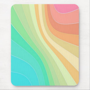 Pastel Wirbel Mousepad
