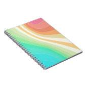 Pastel Wirbel Notizblock (Rechte Seite)