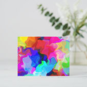 Pastel Wirbel Postkarte (Stehend Vorderseite)