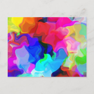 Pastel Wirbel Postkarte