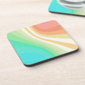 Pastel Wirbel Untersetzer (Linke Seite)