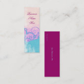 Pastel wirbelte Visitenkarten für Fantasy-Lesezeic Mini Visitenkarte (Vorne/Hinten)