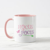Pastel Witch Hocus Pocus Halloween Broomstick Tasse (Links)