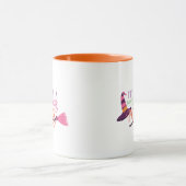 Pastel Witch Hocus Pocus Halloween-Hut-Broomstick Tasse (Zentrum)