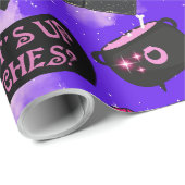 Pastel Witch Wrapping Paper - Kawaii Magical Gift Geschenkpapier (Rolleneckpunkt)