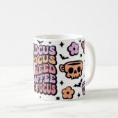 Pastel Witchy Coffee Pun Mug Kaffeetasse (VorderseiteRechts)