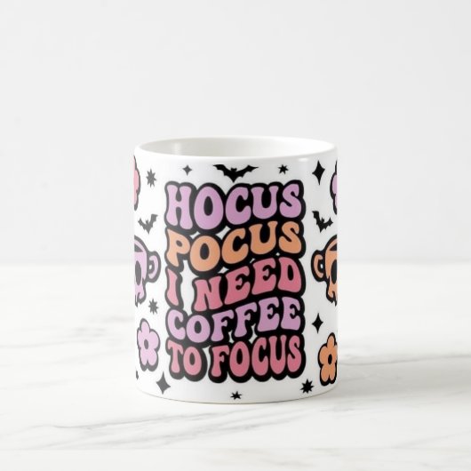 Pastel Witchy Coffee Pun Mug Kaffeetasse (Mittel)