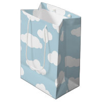 Pastel Wolken Ästhetik Baby Blau und Weiß