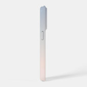 Pastel-Wolken "Just Living my Best Life" iPhone Hülle (Rechte Seite)