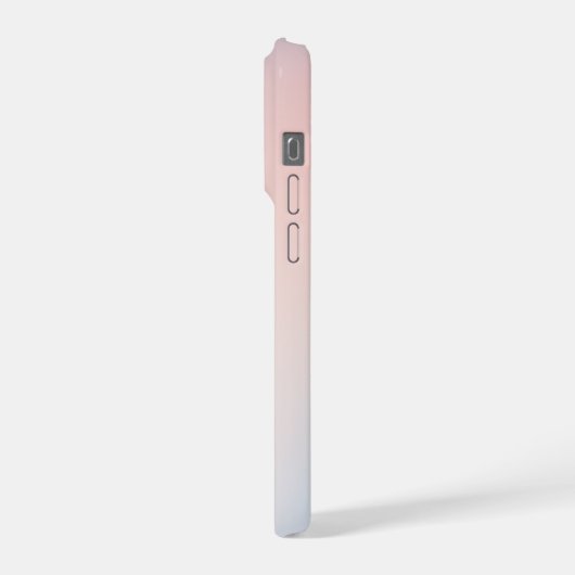 Pastel-Wolken "Just Living my Best Life" iPhone Hülle (Linke Seite)