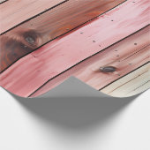 Pastel Wood Floor Geschenkpapier (Ecke)