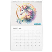 Pastel Woodland Fantasy Creatures Calendar Kalender (Jan 2026)