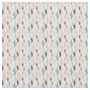 Pastel Wüste Saguaro Cactus Pattern for DIY Mask Stoff