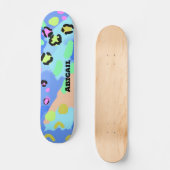 Pastel Y2K Vibes Skateboard (Vorderseite)