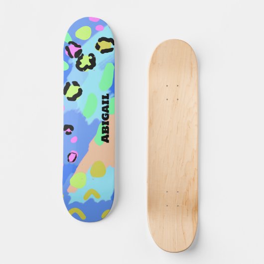 Pastel Y2K Vibes Skateboard (Vorderseite)