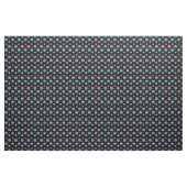 Pastel Yarn Ball String Pattern Black Stoff (Yard (91,4 cm))
