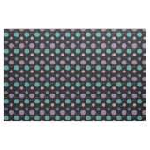 Pastel Yarn Ball String Pattern Black Stoff (Fat Quarter (45,7 x 55,9 cm))