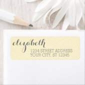 Pastel Yellow and Gray Stationery Suite für Frauen (Insitu)