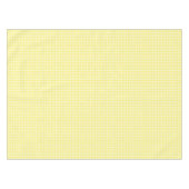 Pastel Yellow Gingham Pattern Tischdecke (Vorderseite (Horizontal))