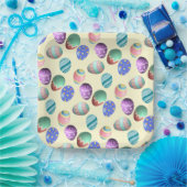 Pastel Yellow Oaster Egg Ostereier Party Ei Jagd S Pappteller (Party)